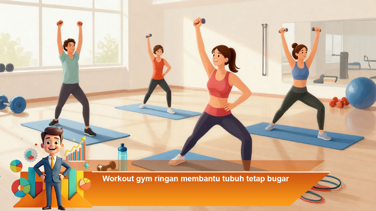 Workout-gym-ringan-membantu-tubuh-tetap-bugar