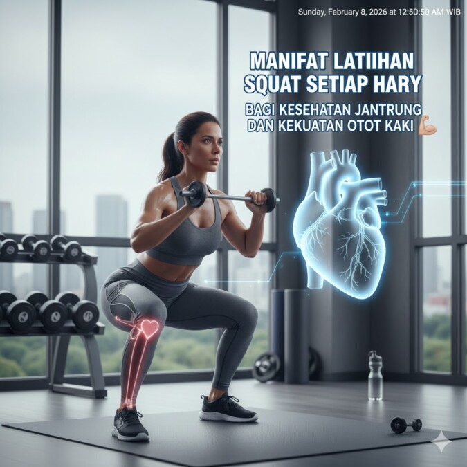 Manfaat Latihan Squat Setiap Hari Bagi Kesehatan Jantung Dan Kekuatan Otot Kaki
