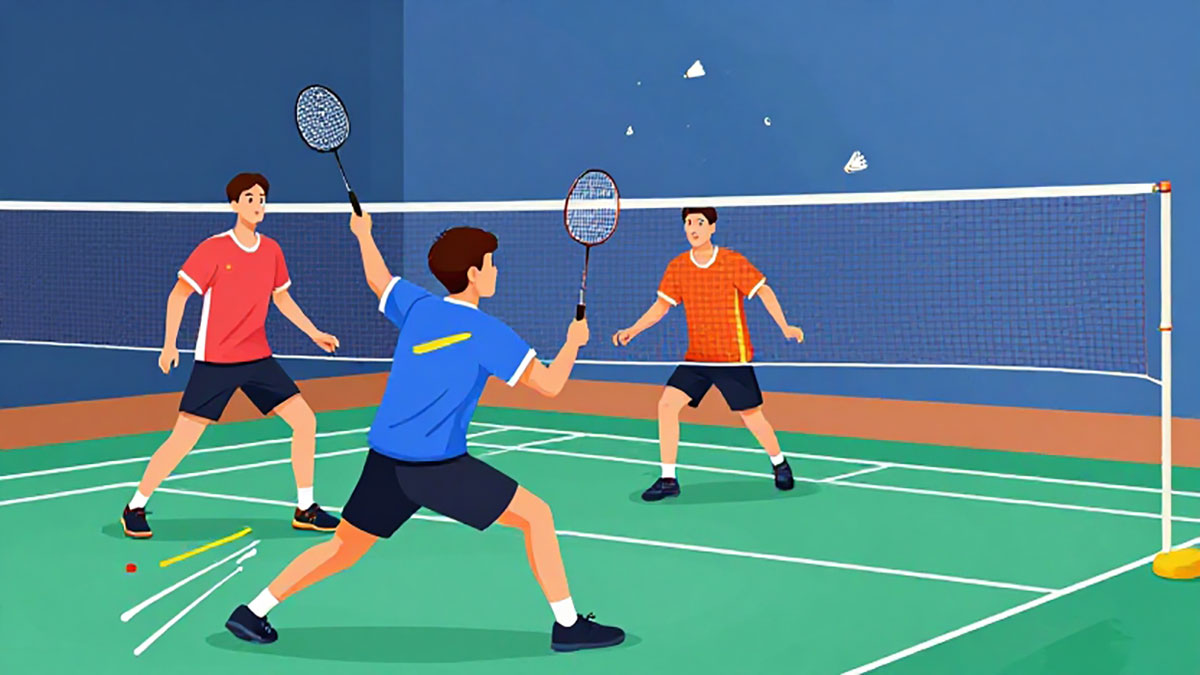 Teknik-Intercept-di-Depan-Net-bagi-Pemain-Depan-Ganda-Putra